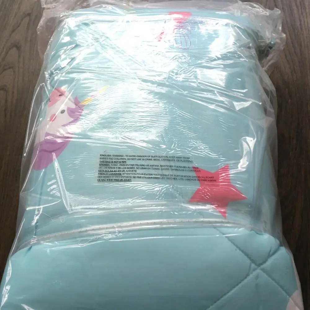 NEW Sunny Side Up Princess Castle 5 Piece Twin Comforter + Sheet Set